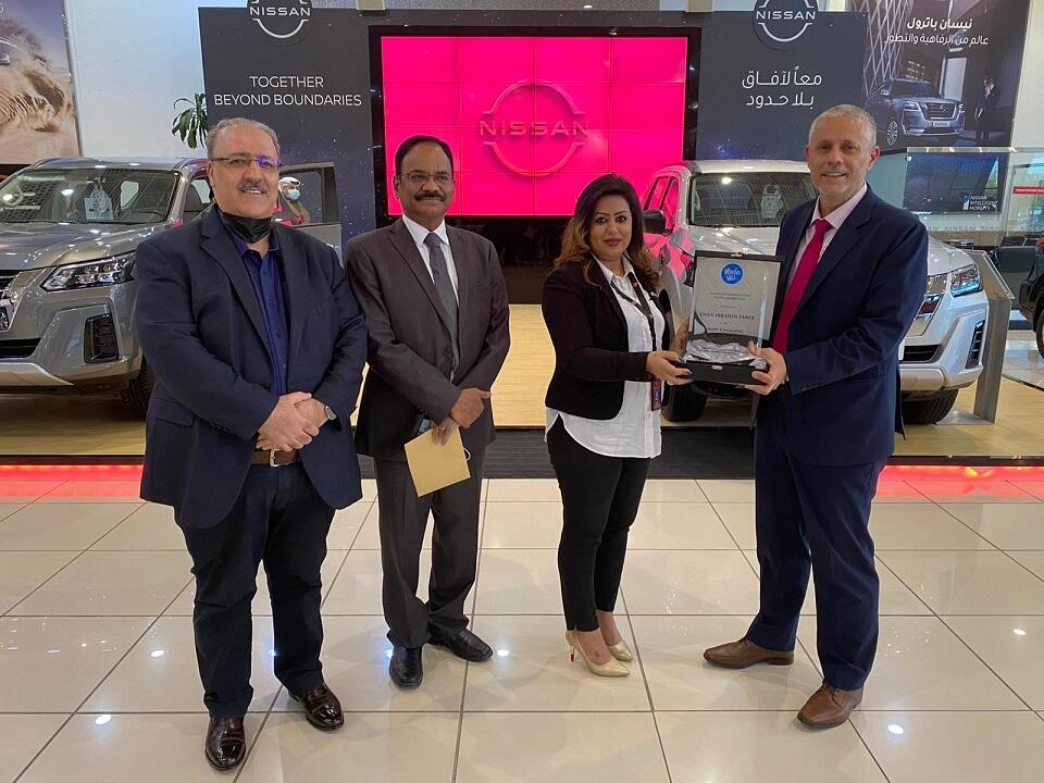 Nissan Al Babtain Sales Executive Awarded ‘Most Engaging Video’ By